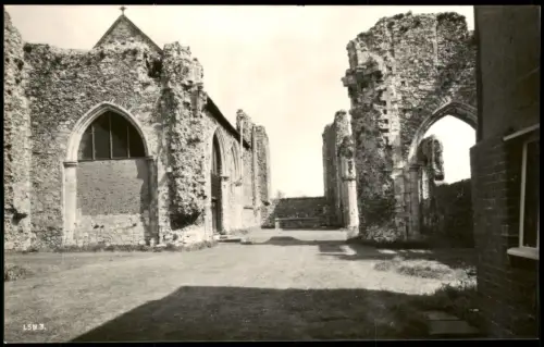 Postcard Leiston Leiston Abbey Ruine 1961