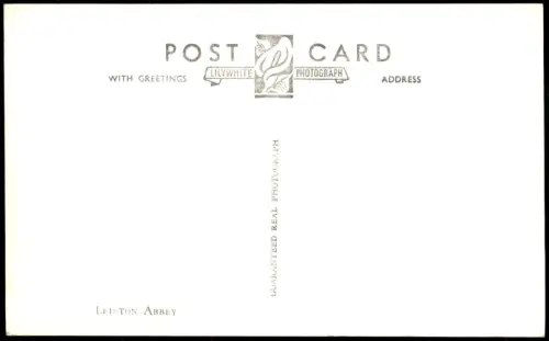 Postcard Leiston Leiston Abbey - Partie an der Ruine 1961