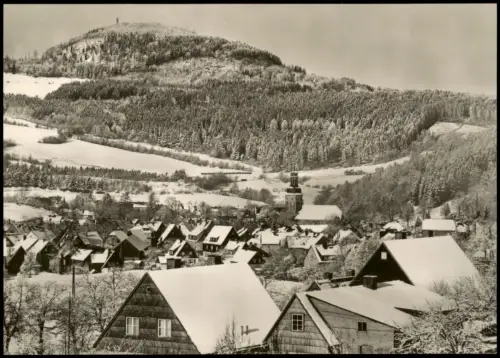 Geising-Altenberg (Erzgebirge) Panorama-Ansicht zur DDR-Zeit 1970