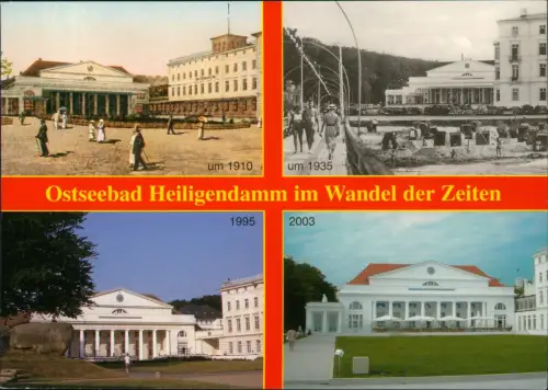 Heiligendamm-Bad Doberan 4 Bild Strand Hotels um 1910, 1935, 1995 2003