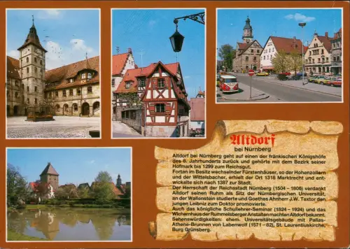 Ansichtskarte Altdorf bei Nürnberg Mehrbild Chronikkarte Chronik 1990