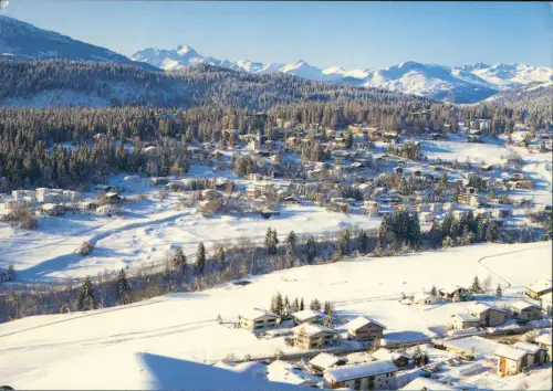 Ansichtskarte Flims Flem Waldhaus gegen den Piz Ault Piz Terri 1999