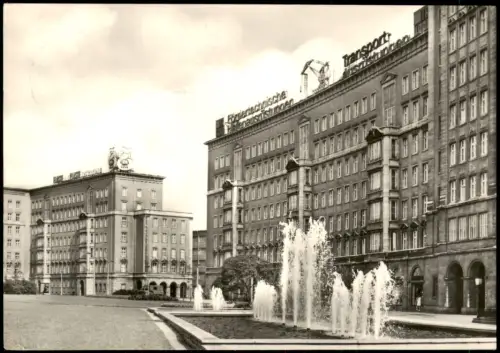 Ansichtskarte Leipzig Ringbebauung - Fotokarte 1972