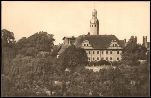 Ansichtskarte Schieritz-Diera-Zehren Partie am Rittergut 1915