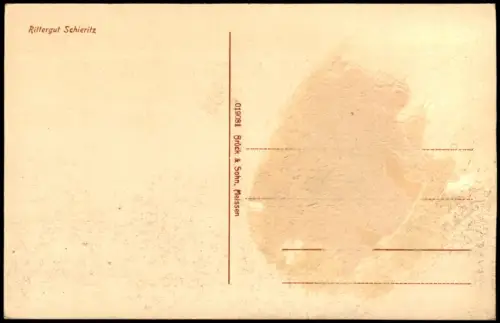Ansichtskarte Schieritz-Diera-Zehren Partie am Rittergut 1915
