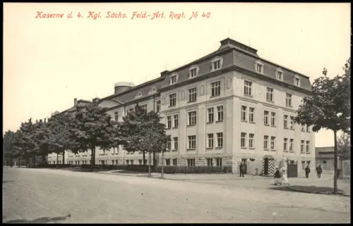 Albertstadt-Dresden Kaserne d. 4. Kgl. Sächs. Feld.-Art. Regt. No 48 1915