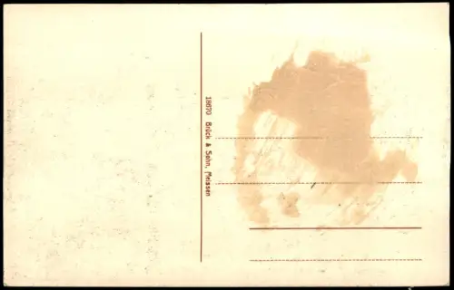 Ansichtskarte Meißen Haupteingang der Jäger-Kaserne 1915