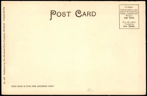 Postcard Montreal Victoria Square. 1913  Kanada Canada