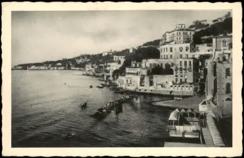 Cartolina Neapel Napoli Panorama-Ansicht Napoli Posillipo 1930