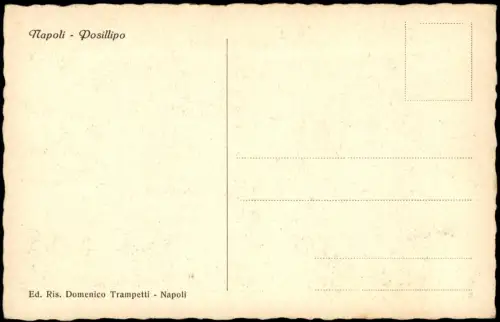 Cartolina Neapel Napoli Panorama-Ansicht Napoli Posillipo 1930