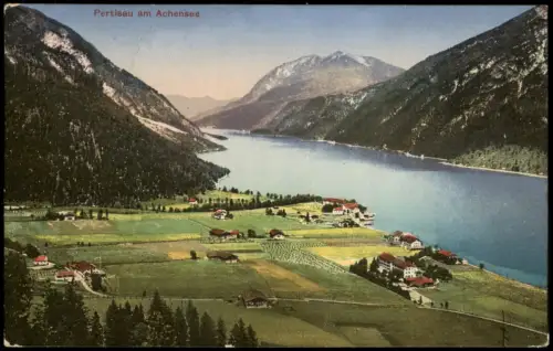 Ansichtskarte Pertisau-Eben am Achensee Stadtpartie 1926