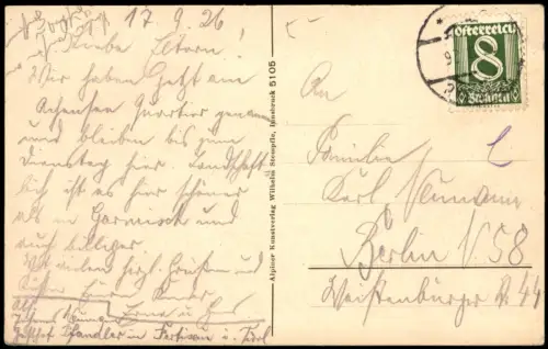 Ansichtskarte Pertisau-Eben am Achensee Stadtpartie 1926