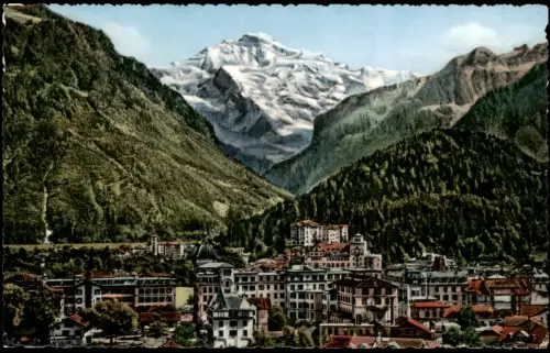 Ansichtskarte Interlaken und die Jungfrau - Colorfotokarte 1965