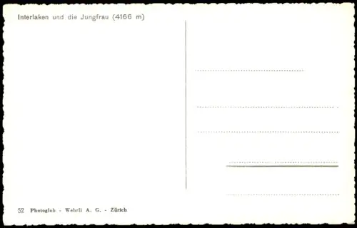 Ansichtskarte Interlaken und die Jungfrau - Colorfotokarte 1965
