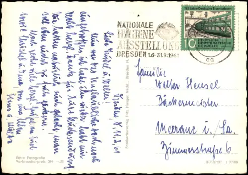 Ansichtskarte Pillnitz Elbe Schiff Dampfer passiert Schloss Pillnitz 1961