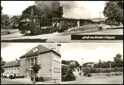 Baabe Rügen DDR Mehrbild-AK mit Reichsbahn-Erholungsheim Ernst Kamieth 1981