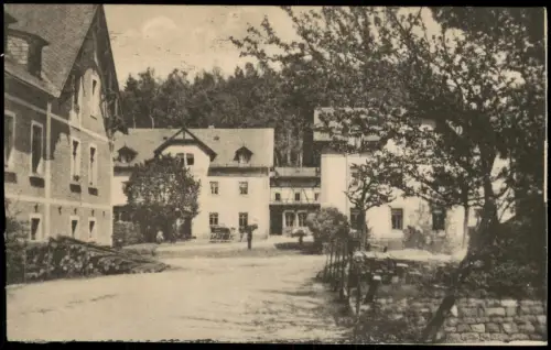 Schmiedeberg (Erzgebirge)-Dippoldiswalde Partie an der Buschmühle 1917