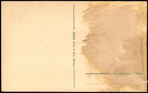 Ansichtskarte Großenhain Straßenpartie an der Ruine 1917