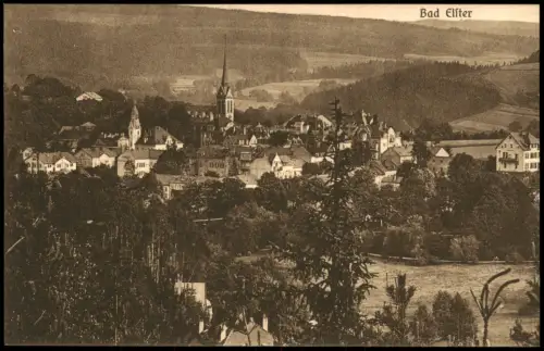 Ansichtskarte Bad Elster Blick auf die Stadt 1917