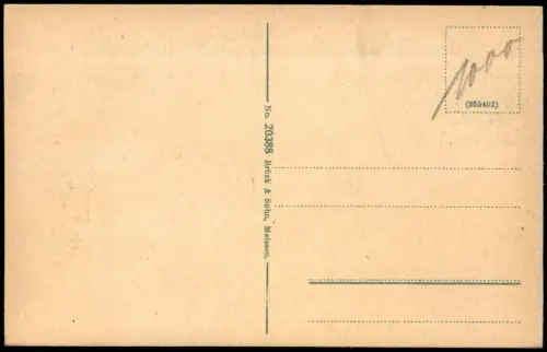 Ansichtskarte Kamenz Kamjenc Blick auf dem Hutberg, Stadthäuser 1917