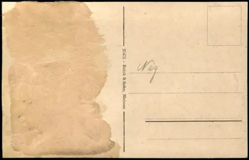 Ansichtskarte Weinböhla Partie an der Stadt 1917