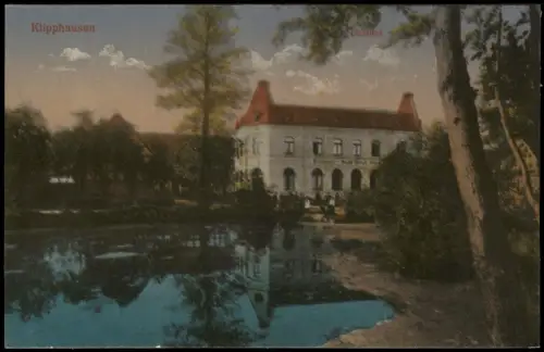 Ansichtskarte Klipphausen-Wilsdruff Blick auf den Gasthof 1914
