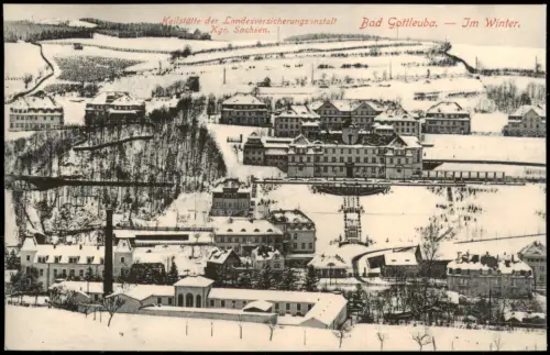 Bad Gottleuba-Bad Gottleuba-Berggießhübel Heilstätte im Winter 1915
