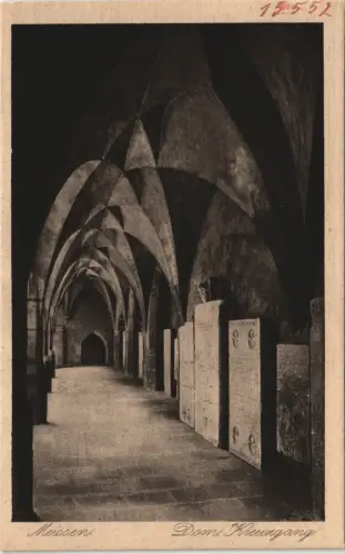 Ansichtskarte Meißen Dom - Kreuzgang 1913