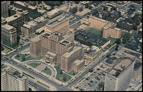 Postcard Toronto Aerial View Luftbild Luftaufnahme 1972
