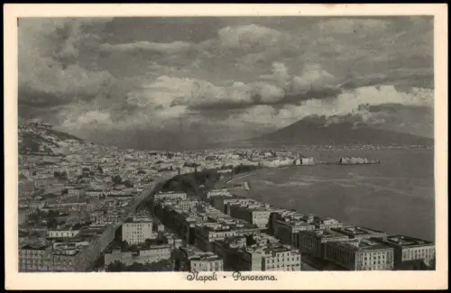 Cartolina Neapel Napoli Panorama 1940