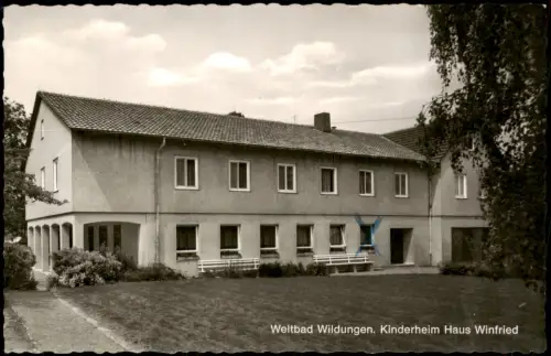 Ansichtskarte Bad Wildungen Kinderheim Haus Winfried 1967/1965