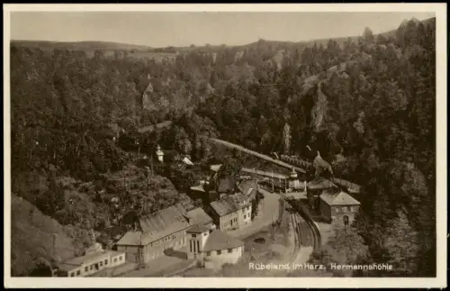 Ansichtskarte Rübeland Panorama-Ansicht Blick zur Hermannshöhle 1930