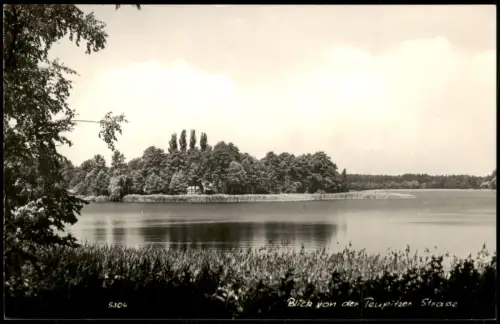 Teupitz Blick von der Teupitzer Strasse auf See zur DDR-Zeit 1965