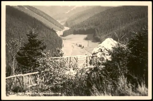 Oelze-Katzhütte (Schwarzatal) Panorama Umland-Ansicht zur DDR-Zeit 1963