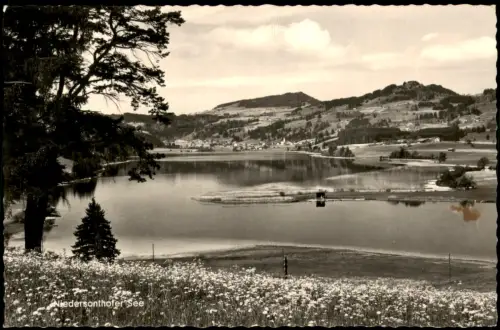 Ansichtskarte Niedersonthofen-Waltenhofen Niedersonthofer See - Fotokarte 1968
