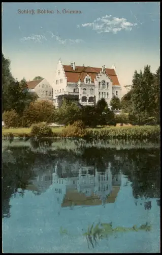 Ansichtskarte Kössern-Grimma Rittergut Böhlen 1916