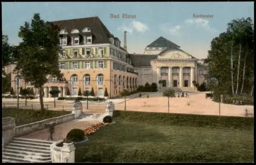 Ansichtskarte Bad Elster Kurtheater 1916