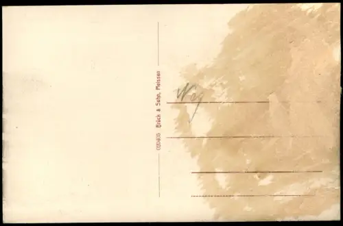 Ansichtskarte Meißen Marktplatz - Rathaus 1917