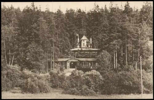 Ansichtskarte Bad Elster Cafe Waldquelle 1913