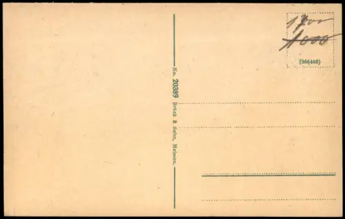 Ansichtskarte Kamenz Kamjenc Blick vom Hutberg auf die Stadt. 1917