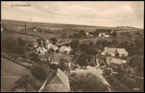 Ansichtskarte Burkhardswalde-Klipphausen Dorfpartie 1912