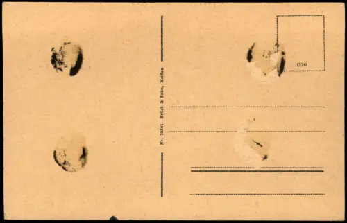 Ansichtskarte Meißen Marktplatz, Frauenkirche und Geschäfte 1917