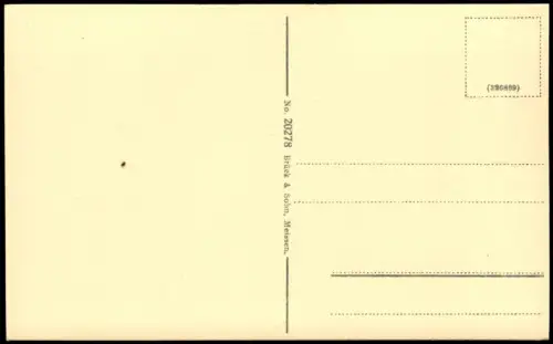 Kamenz Kamjenc Blick von der Wiese auf Hauptkirche Marienkirche 1916