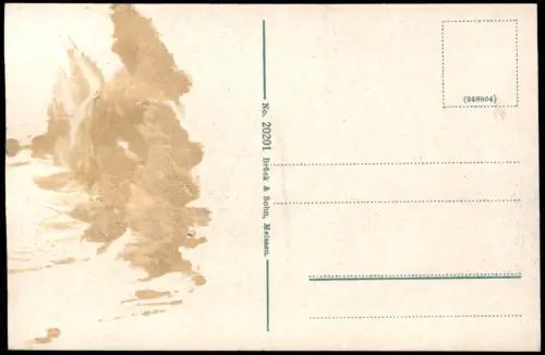 Ansichtskarte Bautzen Budyšin Kronprinzenbrücke und Stadt 1916