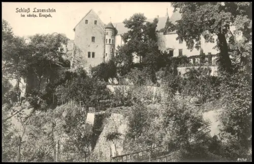 Lauenstein (Erzgebirge)-Altenberg (Erzgebirge) Schloß Lauenstein 1920