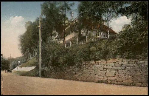 Ansichtskarte Zschopau Kurhaus Finkenburg, Zschopau. 1916