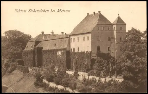 Ansichtskarte Meißen Schloß Siebeneichen 1912