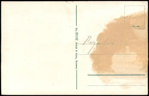 Ansichtskarte Radeberg Markt mit Rathaus. 1916