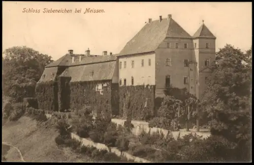 Ansichtskarte Meißen Schloß Siebeneichen (Schloss / Castle) 1910