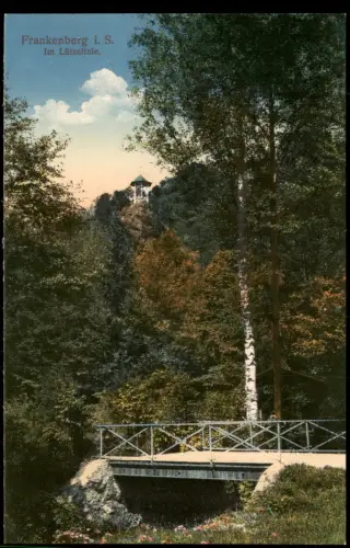 Ansichtskarte Frankenberg (Sachsen) Im Lützeltale. 1914